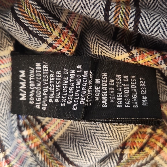 Men's DRL Essentials by Drill Clothing Co Size Medium flannel long sleeve - Picture 7 of 8